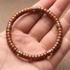 Natural Solid Golden Rat Bodhi Beads Bracelet Men Women Prayer Jewelry