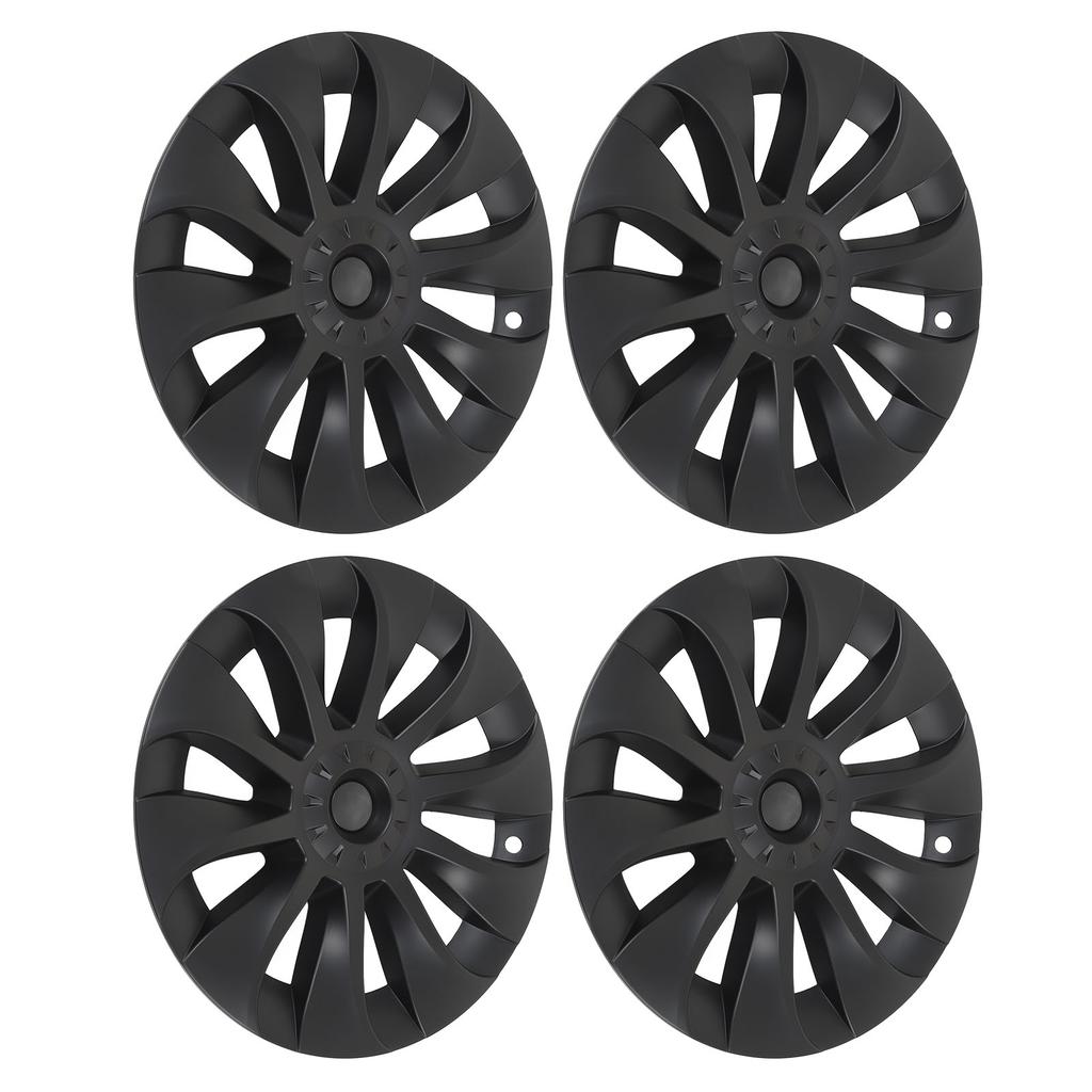 4PCS 20in Wheel Hub Cap Matte Black Personalized Wheel Rim Hubcap Replacement
