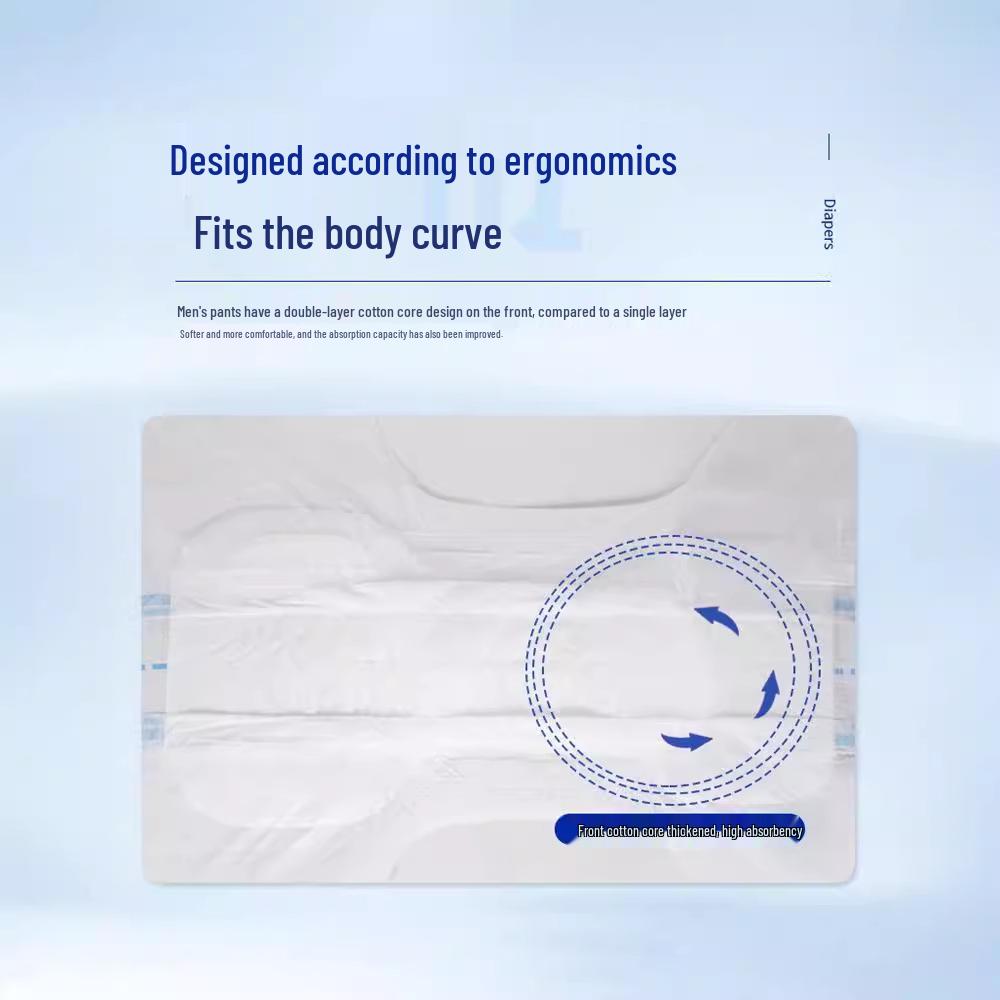 Yishukang Men's XL Adult Diapers for Elderly Incontinence