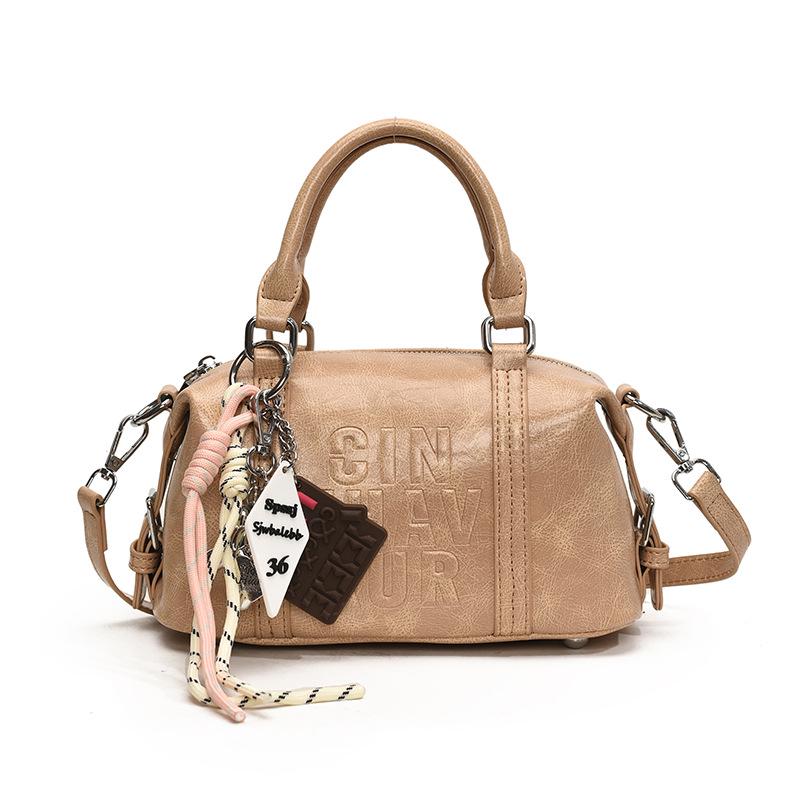 

Мода 2024 Однотонная Сумка через плечо Кроссбоди Минималистичная с тиснеными буквами Without Pendant