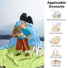 1pc Blanket The Adventures of Tintin2 Print Design, Lightweight Blanket for Sofa, Bed- Soft &Warm, Gift for All Seasons like Christmas, Halloween