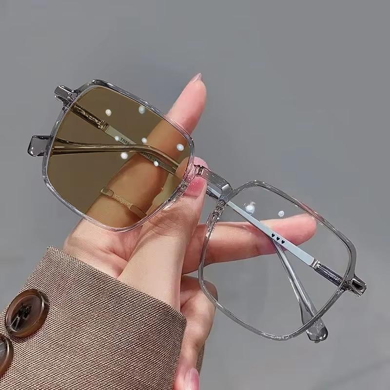 Photochromic Myopia Glasses For Men And Women Proxy Glasses Anti-Uv Sunglasses Luxury Myopia Glasses New Style