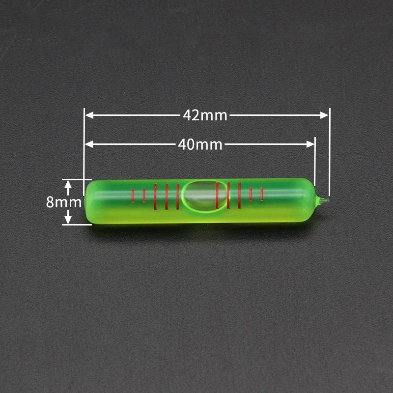High precision horizontal bubble mini level bubble length glass tube level with an accuracy of 0.3mm/m