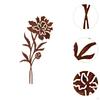 Flower Garden Stake Yard Art Ornament Gifts Versatile Easy to Use Decoration Iron for Lawn