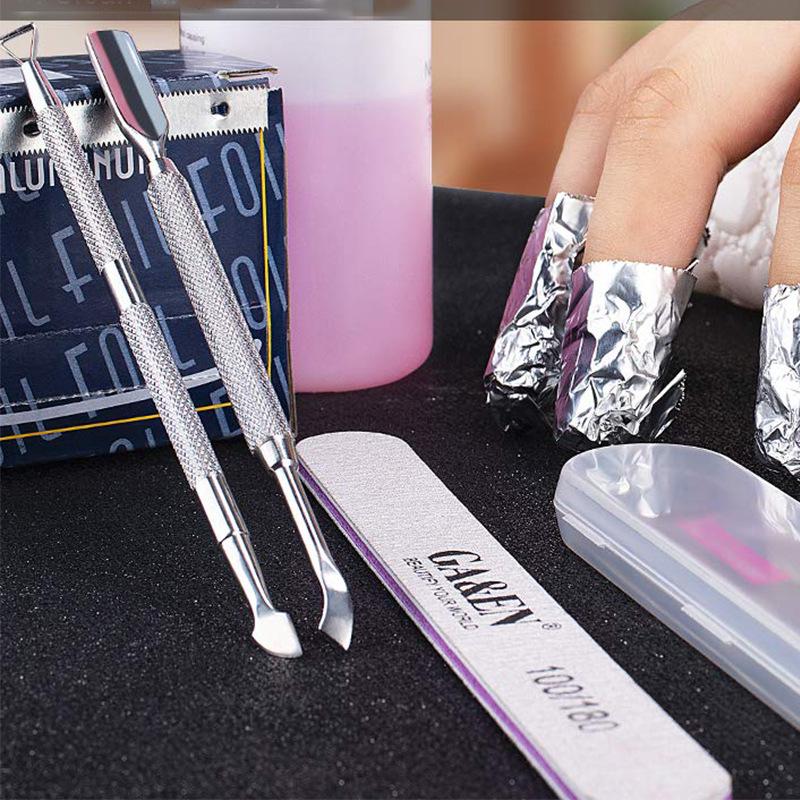 Stainless Steel Gel Polish Remover and Cuticle Pusher Tool