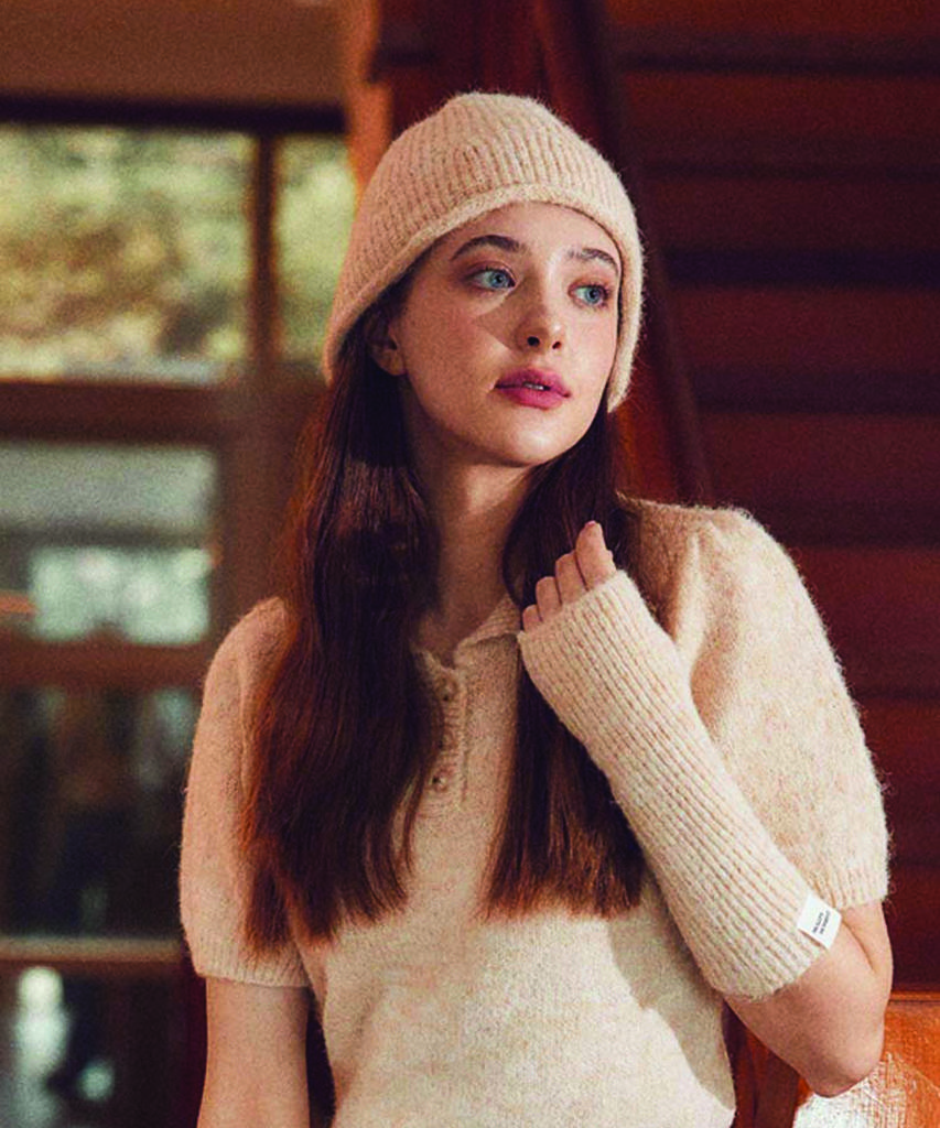 MOLLY'S MOMENT Hairy Bucket Hat_Beige