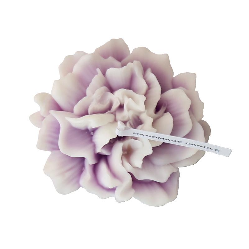 Carnation Flower-shaped Handmade Scented Candle Home Aromatherapy Ornaments Mother's Day Girl's Hand Gift Party Decor