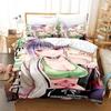 3D Anime Ayakashi Triangle Bedding Set Single Twin Full Printed With Pillowcase Duvet Cover Soft Queen King Size Bedclothes Home