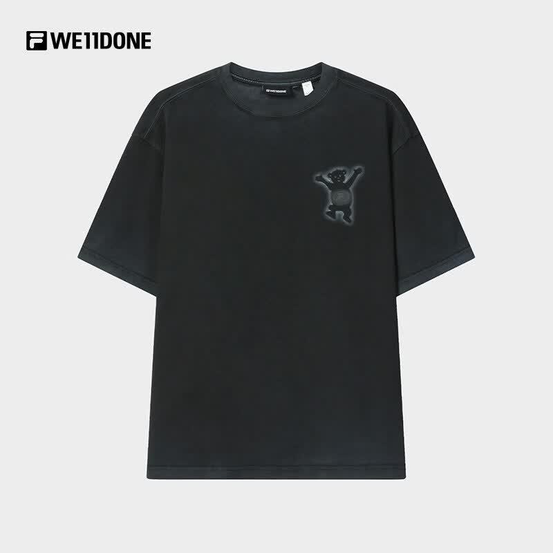 FILA x WE11DONE Men's Cotton Knit T-Shirt