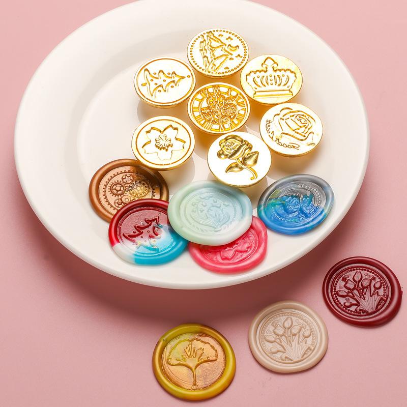 Set de ștampile de ceară, 18 buc, set de ștampile lăcuite, kit de ceară de etanșare, bricolaj, bricolaj, scrapbooking, invitație de nuntă de Crăciun, decorare