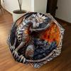 1PC Dragon Puzzle Umbrella-8-Rib Reinforced, Automatic Open, Lightweight & Durable, Cute Fashion Accessory for Outdoor-P53