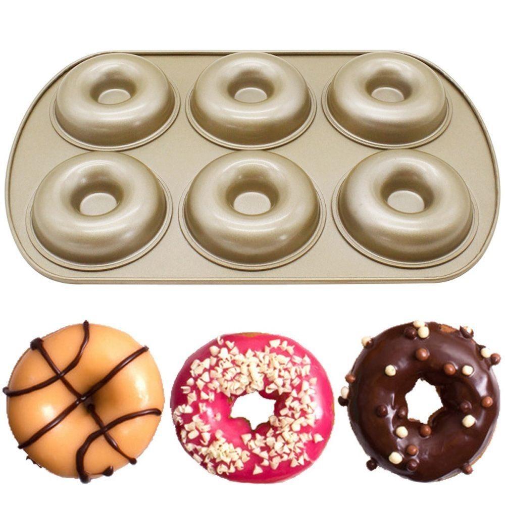 

Candy Donut Mold Cake 6 Holes Mould New Baking Tray