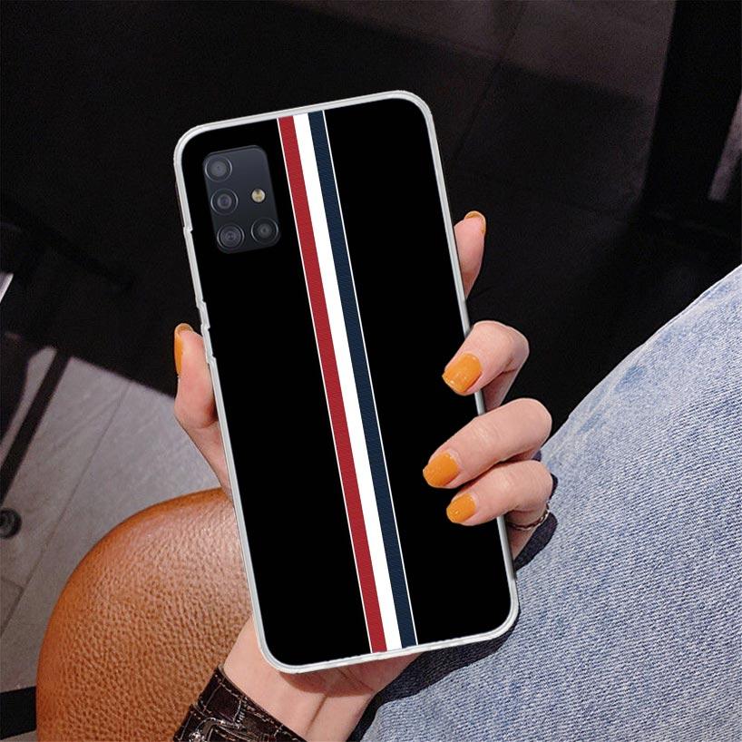 Luxus Sportlinie Coole Streifen Handyhülle Für Samsung Galaxy A52 A32 A22 A12 A51 A31 A50S A30S A20S A10S Note 20 Ultra 10 Plus
