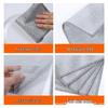 Silver Thread Double-Layer Scouring Pad: Thick, Non-Scratch, Degreasing, Water-Absorbent, Wear-Resistant Dishwashing Towel.