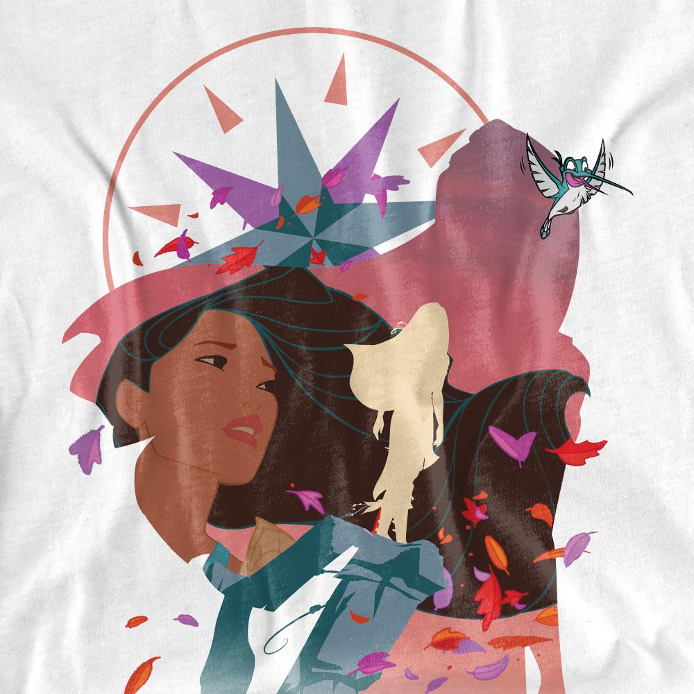 Pocahontas Womens/Ladies Silhouette T-Shirt