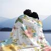 Sweetheart Floral Series Print Fleece Throw Blanket for Adult Quality Super Soft Warm Universal Blanket for Travel Office Home