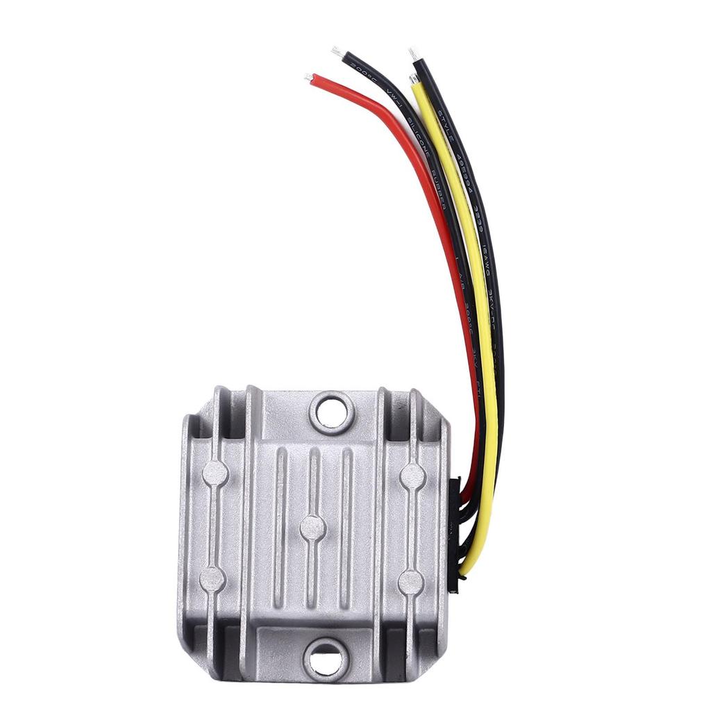 DC Buck Voltage Converter 24V to 12V 10A Aluminum Shell Stable Output Car Buck Transformer