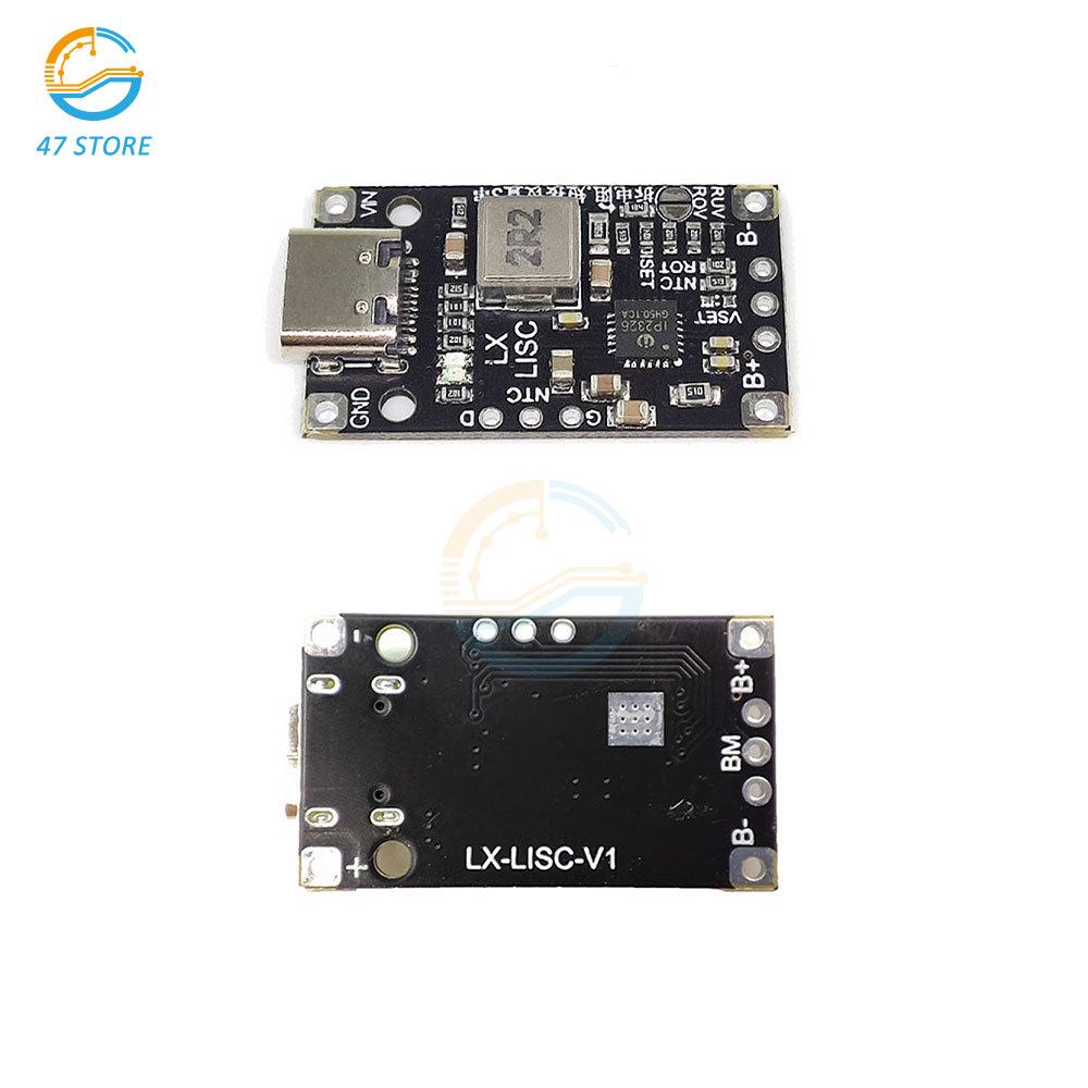 2S/3S BMS Lithium-Akku-Pack Ladeplatine Boost Schnellladung 3,7V Polymer/Drohnen Lademodul Step-Up-Modul Typ-C USB