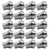 20x Car Wheel Nuts Lug Bolts M12x1.5 Silver For Ford Fiesta Mondeo Kuga Transit Connect 2002 2003- 2007 2008 2009 2010 2011 2012