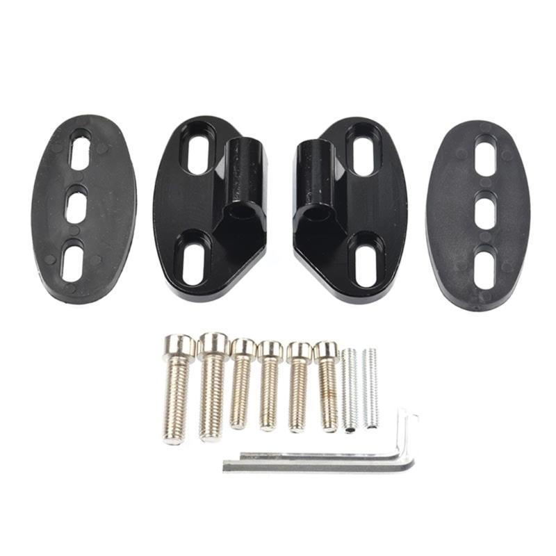 

37MA Мотоцикл Зеркало Заднего Вида Крепление Удлинитель Кронштейн Держатель Зажим Зеркала Конверсионный Зажим База для ATV