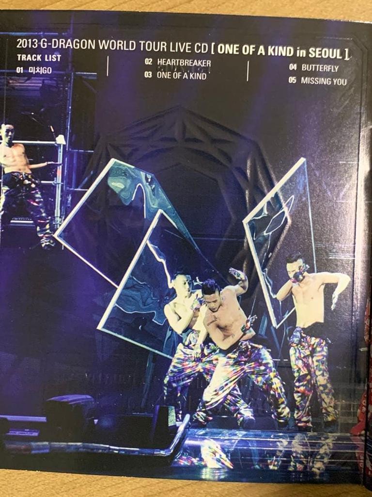 [USED] 2013 G-DRAGON WORLD TOUR LIVE CD