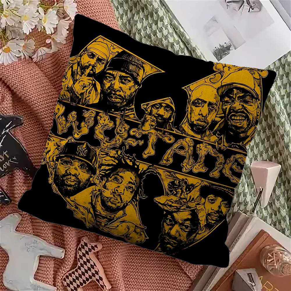 Popular Rap Group W-wu T-tang Personalized Pillow Dust Cover Bedroom Kids Party Decoration Pillowcase Birthday Children Gift