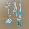 Blue Starfish Shell Beaded Necklace Women's Summer Seaside Vacation Wind Collarbone Chain Sweet Atmosphere Accessories