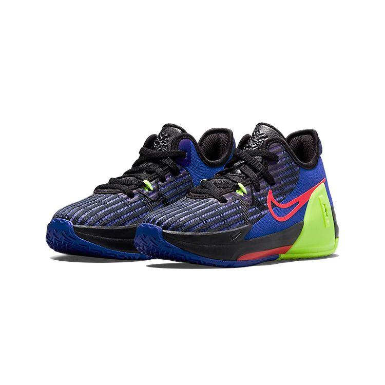 Nike LeBron Witness 6 PS Hyper Royal Bright Crimson Dětské tenisky Modrá Černá Volt DD0424-405