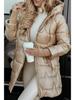 Autumn/Winter 2025 Hooded Mid-Length Cotton Coat with Three Zippers
