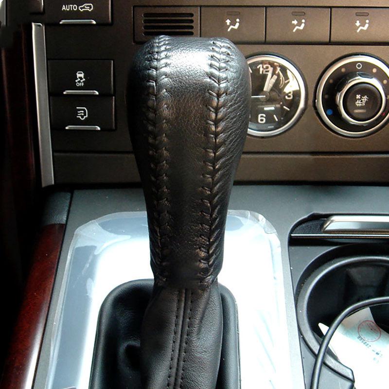 

New Real Leather Gear Shift Knob Cover For Range Rover 2005 2006 2007 2008 2009 2010 2011 2012 Gear Ball Protector