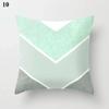 Housse De Coussin Géométrique, Décoration De Lit Moderne, Vert Menthe, Bleu, Pour Canapé Élégant