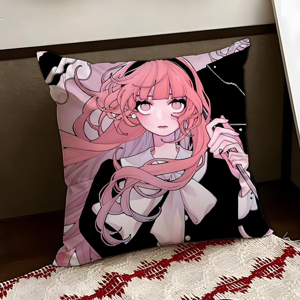 AnimeLove Angel Cushion Cover Reversible Soft Durable Pillow Cover Home Car MultiScene Use for Daily Comfort