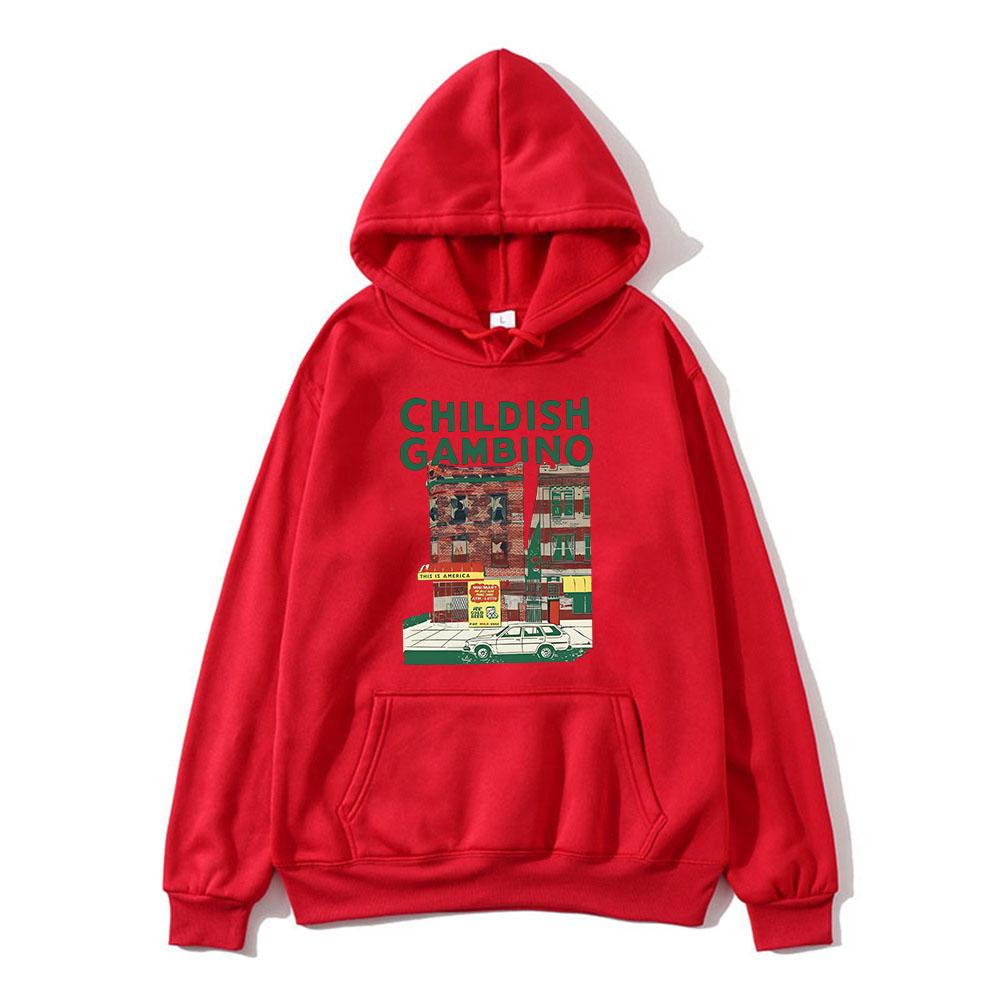 Childish Gambino Hoodies Ropa Hombre Long Sleeve Men Women Hooded Sweatshirts Sudaderas Fall Fleece Graphic Print