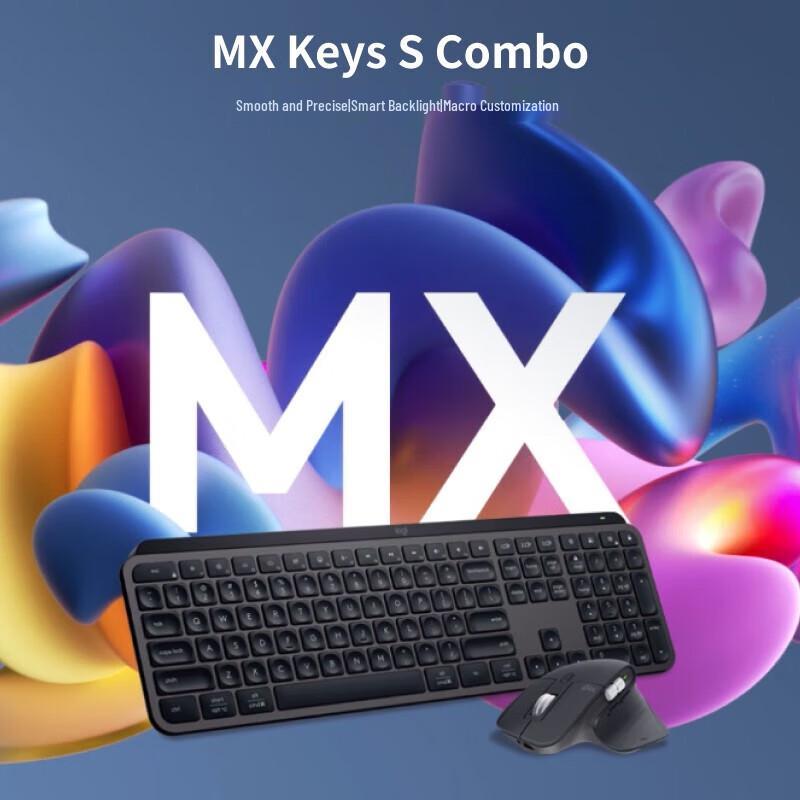 Logitech MX Keys S Combo Wireless Keyboard and Mouse Set