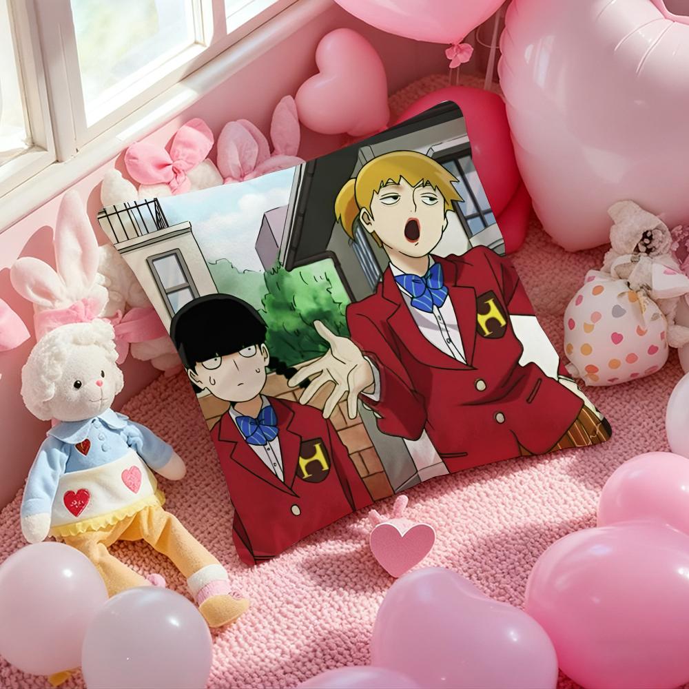 

Mob Psycho 100 Чехол для подушки с принтом Наволочка для гостиной, дивана и декора спальни 12x12Inch