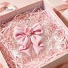 Rose Bow Pendant 3D Printed Pendant, Cute Keychain for Bag, Versatile Key Holder Pink Hanging Ornament Valentine's Day, Gift Girlfriend Decoration
