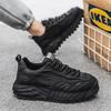Fashion Men's Fashion Trend Low Top Thick Sole Casual Sports Shoes 2025 Spring Non Slip Comfortable Niche Design Lace Up Chunky sneakers