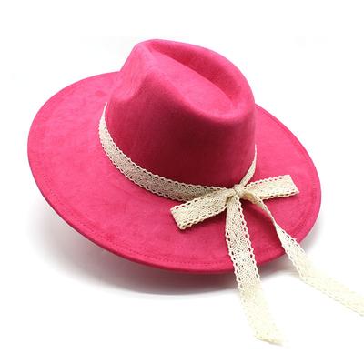 Vintage British Wide-Brimmed Top Hat Big-Brimmed Jazz Hat Season Men'S And Women'S Casual Felt Hat