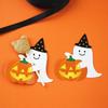 Halloween Lollipop Holder Pumpkin Ghost Halloween Candy Package Card 50 Pieces Package Wrappers For Wedding Bake Birthday Girls