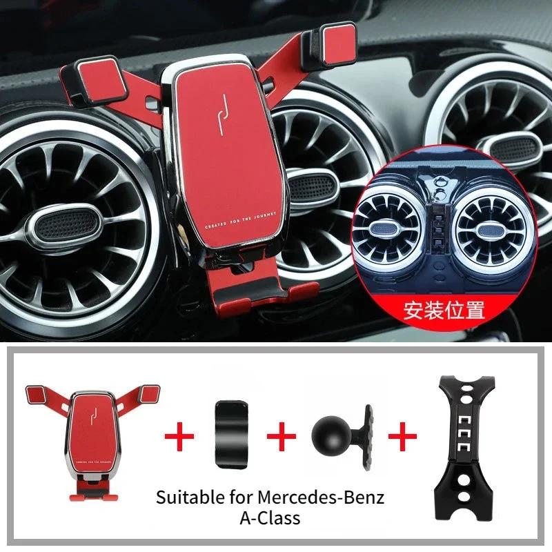 Per Mercedes Benz Classe A CLA W177 V177 C118 W118 2019 2020 Supporto per Telefono Cellulare per Auto Staffa per Bocchetta di Ventilazione Controllo Centrale Accessori