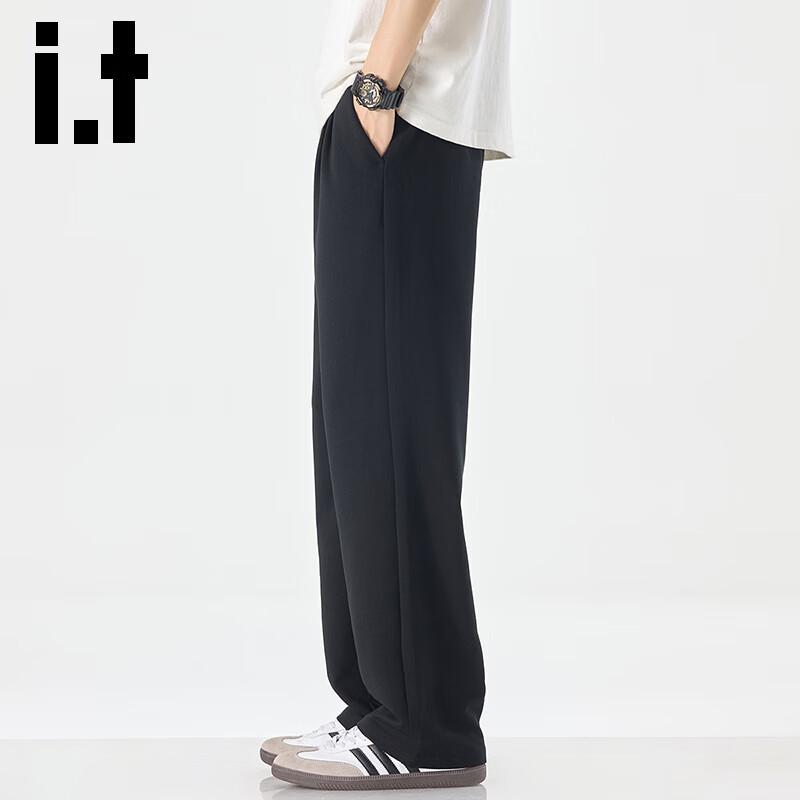 Izzue IT Men's 2025 Loose Straight-Leg Casual Trousers