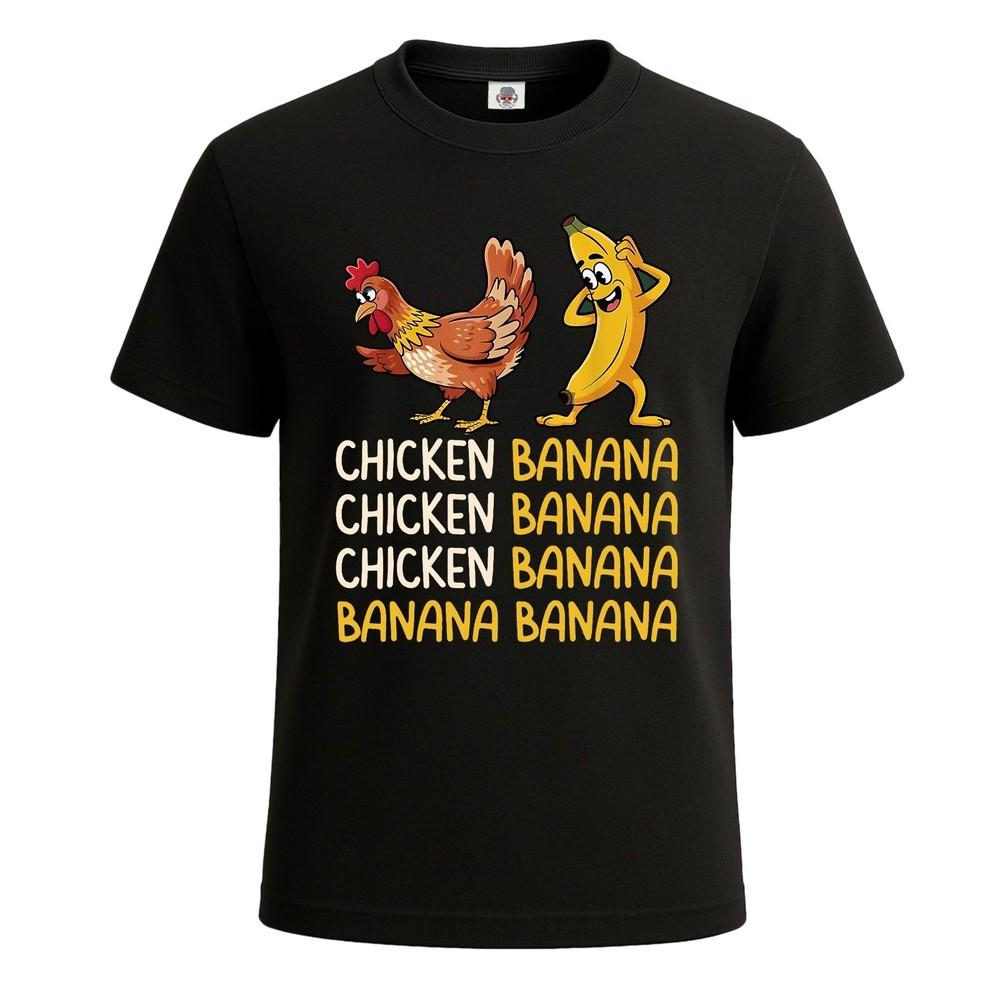 CHICKEN BANANA FUNNY TSHIRT CHICKEN LOVER NOVELTY JOKE GIFT MEN#039;S TEE TOP Unisex T-Shirt M