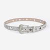 Shinning Rhinestone Buckle Belt Woman Punk Girls Locomotive Belt for Jeans Skirt