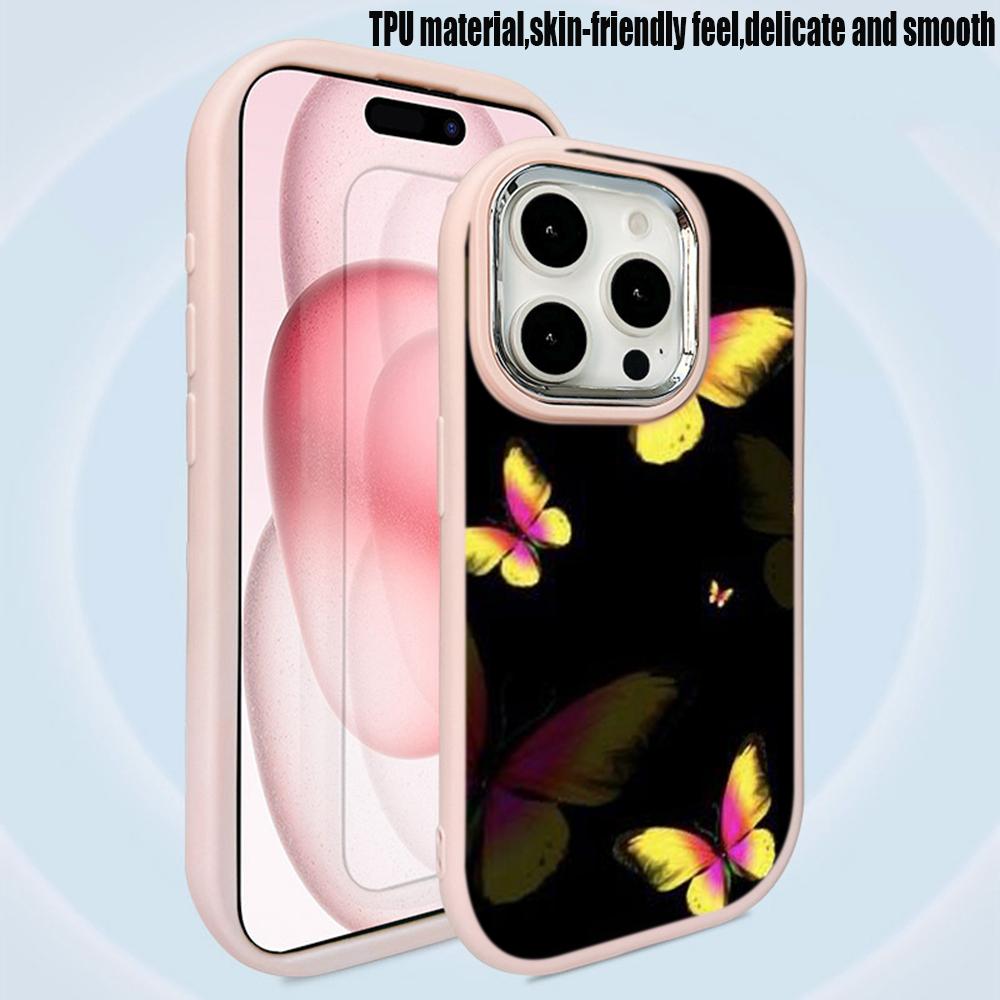LZ4 Butterfly art design Soft Phone Case for Samsung S24 Ultra S23 Plus S21 FE A16 A54 A52 A06 Infinix Hot 40 30i Lens Protection Shockproof Cover