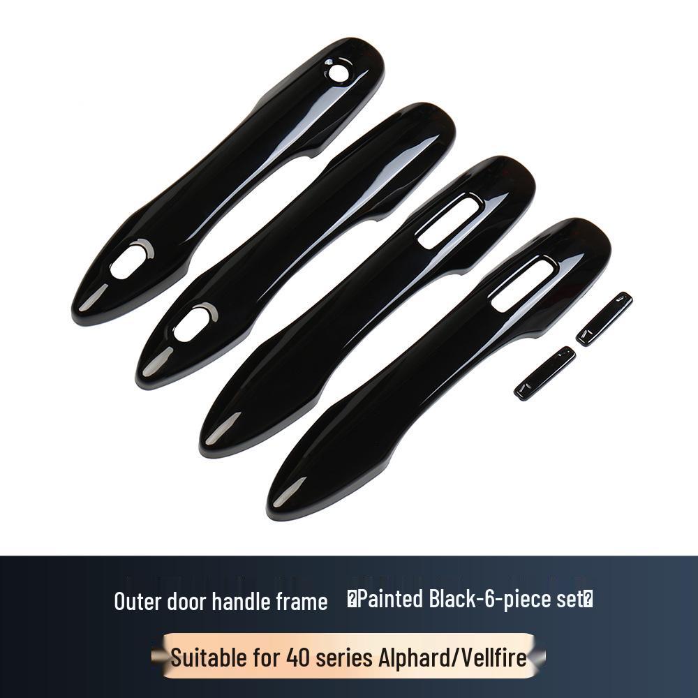 Toyota Alphard 40 Series Outer Door Handle for 24 Models - Vellfire Special Black Modification