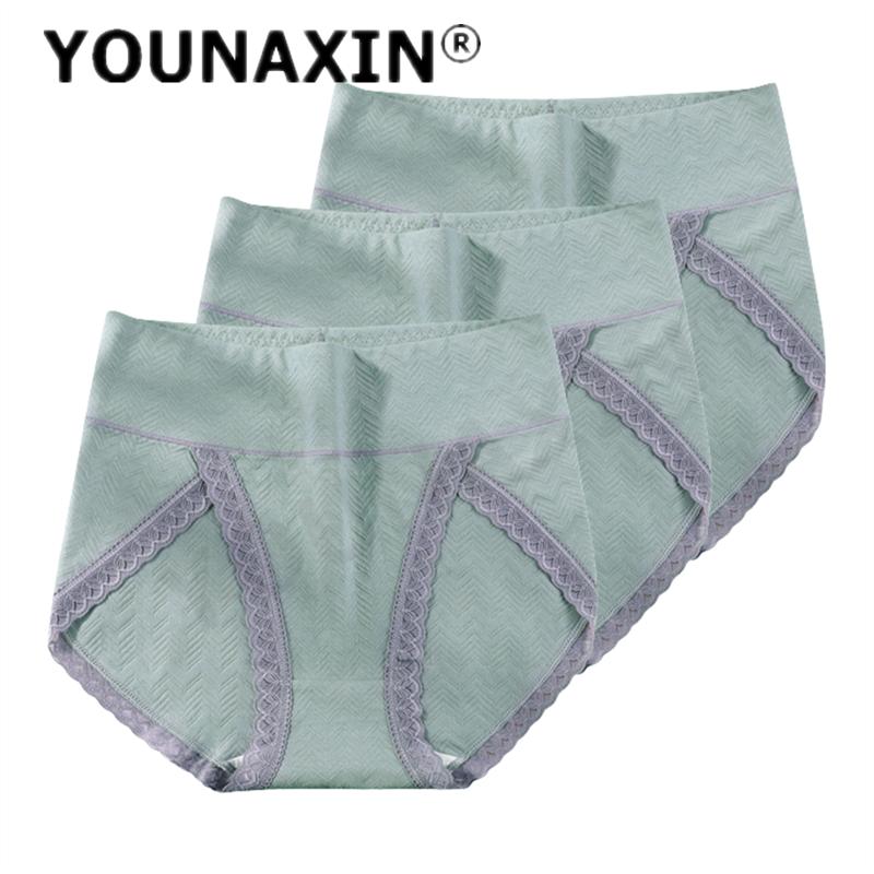 3 Stück Damen Unterwäsche mit hohem Bund Übergröße Slips Dessous Unterhosen Große Slips Bequeme Unterhosen XL 2XL 3XL 4XL 5XL 6XL