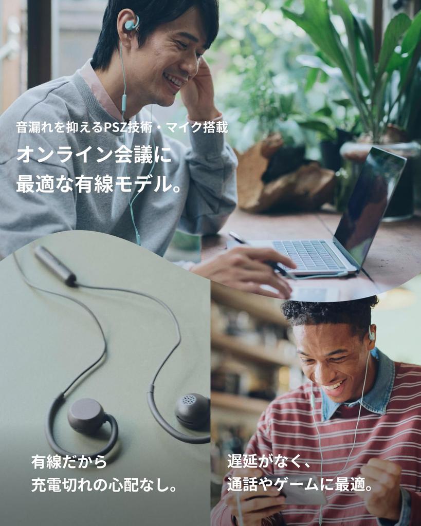 nwm Wired with No Ear Available in 5 White and Beige (noom) Open-Ear Earphones, MWE006, 3.5mm Jack, Waterproof, IPX4, Binaural, Microphone,