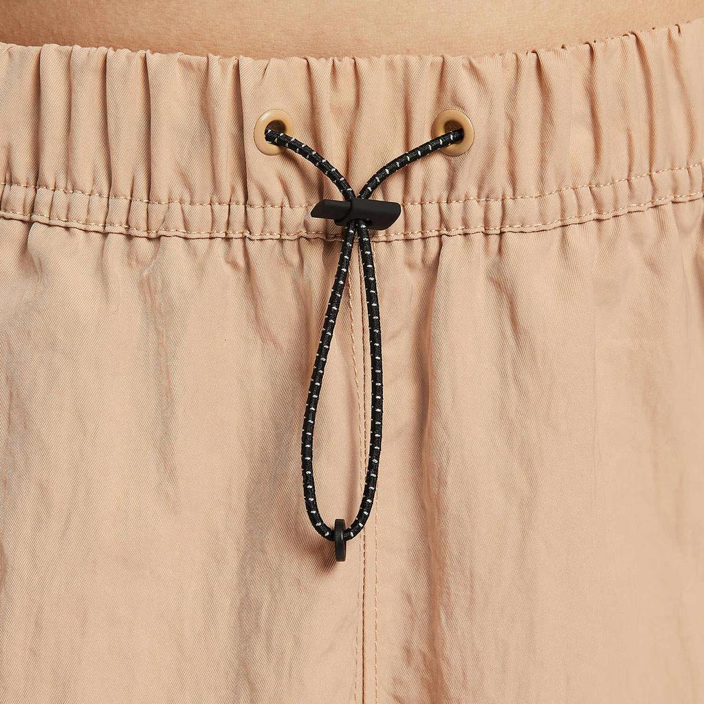 Nike Breathable Woven High-Waisted Solid Color Casual Long Skirt Women skirts Khaki DM6250-200