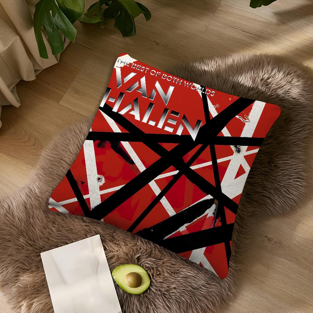 Fantastico Modello Eddie Van Halen Moda Per Camera da Letto Auto Caffetteria Stanza Morbido e Divano Soggiorno Federa Decorativa