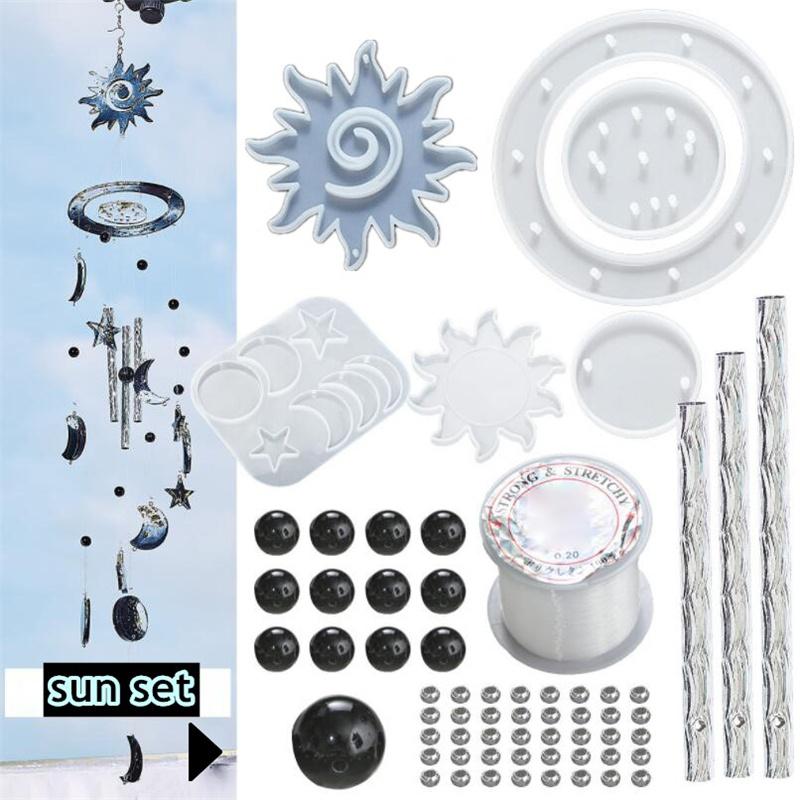 

6 стилей формы для изготовления колокольчиков из эпоксидной смолы для украшения своими руками sun set